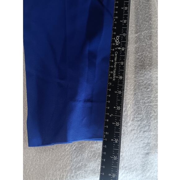 Chico’s 1.5 Blue Ankle Pants Women’s 10–12 Stretch Cotton Slim Fit Career Work - Picture 2 of 5